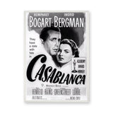 Casablanca Movie Vintage Wall Art – Black and White Film Print