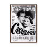 Casablanca Movie Vintage Wall Art – Black and White Film Print