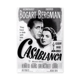 Casablanca Movie Vintage Wall Art – Black and White Film Print