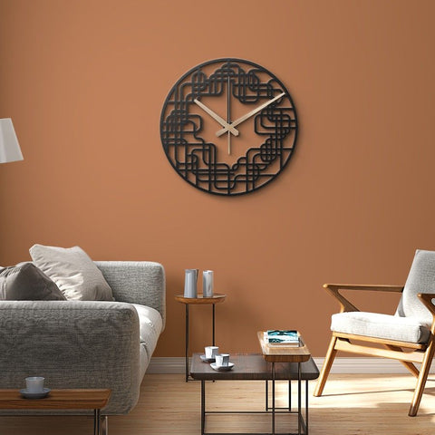 Celtic Knot Circular Metal Wall Clock