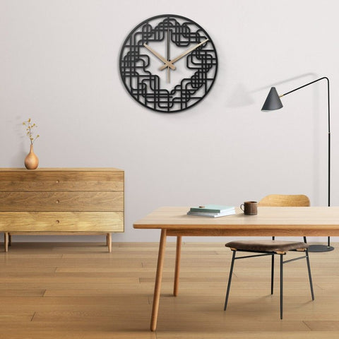 Celtic Knot Circular Metal Wall Clock
