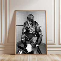 Champion Lakers Nostalgic Basketball Décor Poster | Retro Sports Home Art