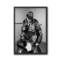 Champion Lakers Nostalgic Basketball Décor Poster | Retro Sports Home Art