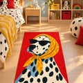 Character Kids Area Rug – Orange in a nursery