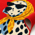 Character Kids Area Rug – Orange – texture close-up