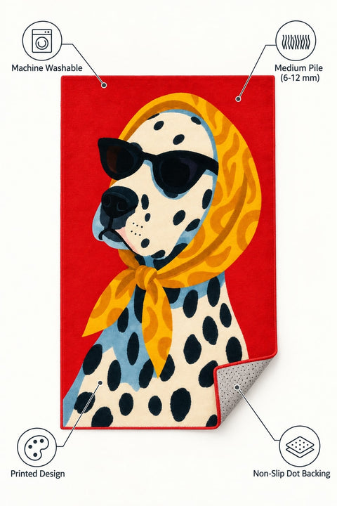 Character Kids Area Rug – Orange – features