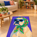 Character Kids Area Rug – Pink in a living room