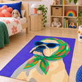 Character Kids Area Rug – Pink in a nursery