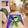 Character Kids Area Rug – Pink in a bedroom