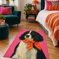 Character Kids Area Rug – Red in a bedroom