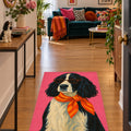 Character Kids Area Rug – Red in a hallway