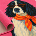 Character Kids Area Rug – Red – texture close-up
