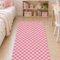 Checkerboard Kids Area Rug in a nursery