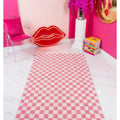 Checkerboard Kids Area Rug in a living space