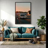 Chevrolet Impala Vintage Wall Art – Classic Sunset Freeway Drive