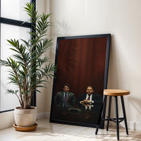 Cinematic Business Meeting Wall Poster, Professional Office Wall Print