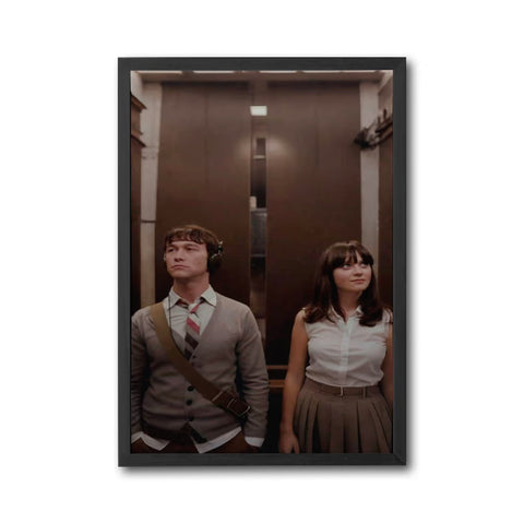 Cinematic Elevator Scene Décor Poster – Contemporary Wall Décor for Home or Office Decor