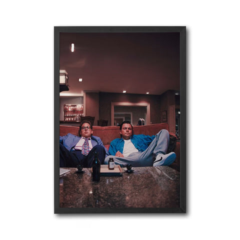 Cinematic Lounge Scene Wall Poster – Relaxed Movie-Style Home Decor Print