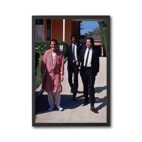 Cinematic Movie Scene Wall Décor Poster of Three Men in Suits