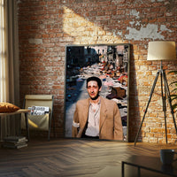 Cinematic Urban Destruction Wall Poster – Dramatic City Scene Home Art