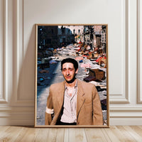 Cinematic Urban Destruction Wall Poster – Dramatic City Scene Home Art