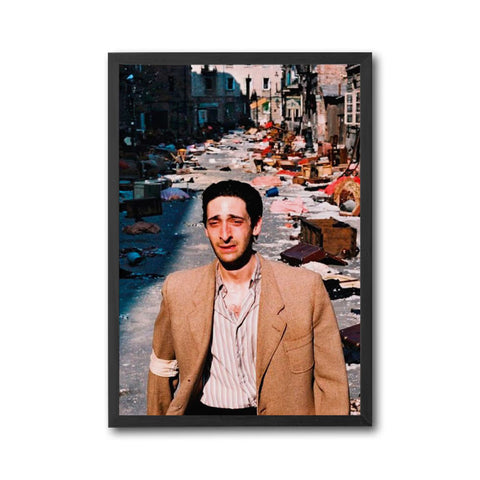 Cinematic Urban Destruction Wall Poster – Dramatic City Scene Home Art