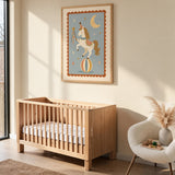 Circus Horse Nursery Wall Art – Moon and Stars Kids Print