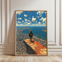 Cityscape Adventure Aesthetic Home Art Décor Poster