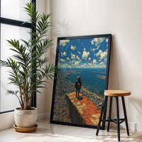 Cityscape Adventure Aesthetic Home Art Décor Poster
