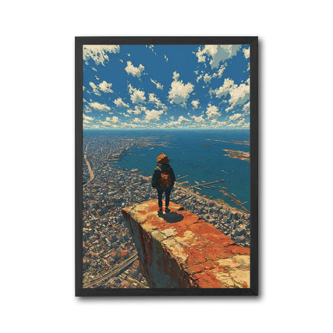 Cityscape Adventure Aesthetic Home Art Décor Poster