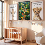 Cityscape Traditional Wall Art – Whimsical Forest Street with Towers