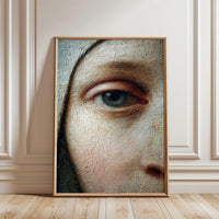 Close Up Painted Eye Aesthetic Wall Poster Print