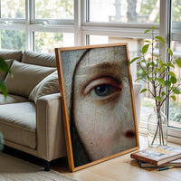 Close Up Painted Eye Aesthetic Wall Poster Print