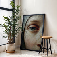 Close Up Painted Eye Aesthetic Wall Poster Print
