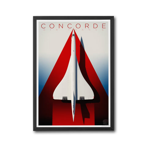 Concorde Air France Décor Poster – Heritage Jet Wall Décor for Aviation Lovers