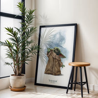 “Coo, Coo, Coo” The Child Aesthetic Star Wars Wall Print Décor Poster Print