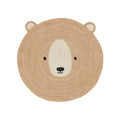 Cute Animal Round Kids Rug – Multicolor 1668