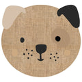 Cute Animal Round Kids Rug – Natural Jute