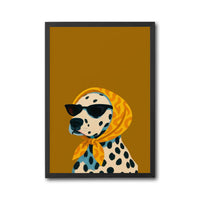 Dalmatian with Sunglasses Pop Art Print | Contemporary Dog Wall Print