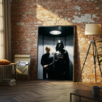 Darth Vader and Luke Skywalker Cinematic Star Wars Décor Poster Home Wall Poster