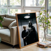 Darth Vader and Luke Skywalker Cinematic Star Wars Décor Poster Home Wall Poster