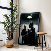 Darth Vader and Luke Skywalker Cinematic Star Wars Décor Poster Home Wall Poster
