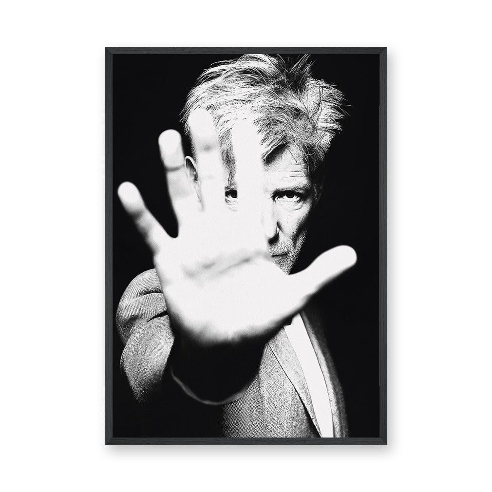 David Lynch Portrait Modern Wall Art – Black and White Hand Study