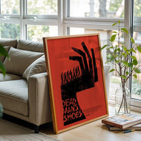 Dead Man's Shoes Décor Poster Pop Art Wall Print | Minimal Movie Wall Décor Decor