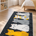 Decorative Modern Kids Area Rug in a nursery
