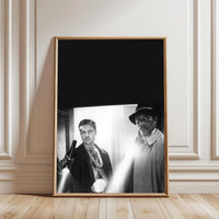 Detective Noir Cinematic Home Art Wall Poster – Mysterious Film Noir Print for Home Decor