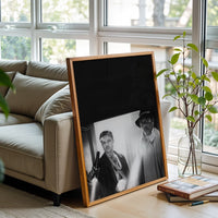 Detective Noir Cinematic Home Art Wall Poster – Mysterious Film Noir Print for Home Decor