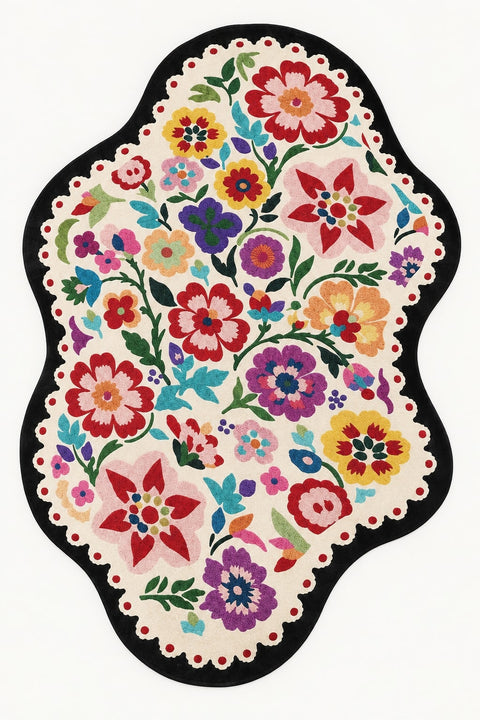 Digital Print Modern Area Rug – Multicolor 2