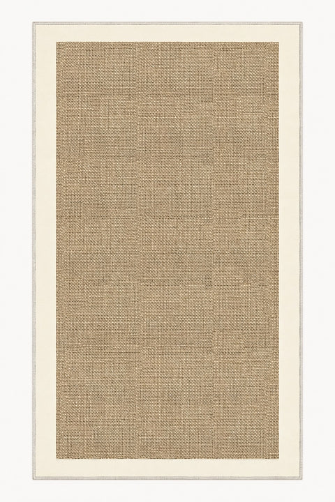 Digital Print Modern Kitchen Rug – Beige