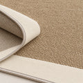 Digital Print Modern Kitchen Rug – Beige – texture close-up